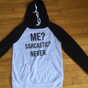 Rue21 Black and White Pull Over